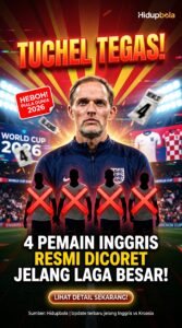 Thomas Tuchel Resmi Coret 4 Pemain Timnas Inggris Jelang Duel Pertama Kontra Kroasia di Piala Dunia 2026