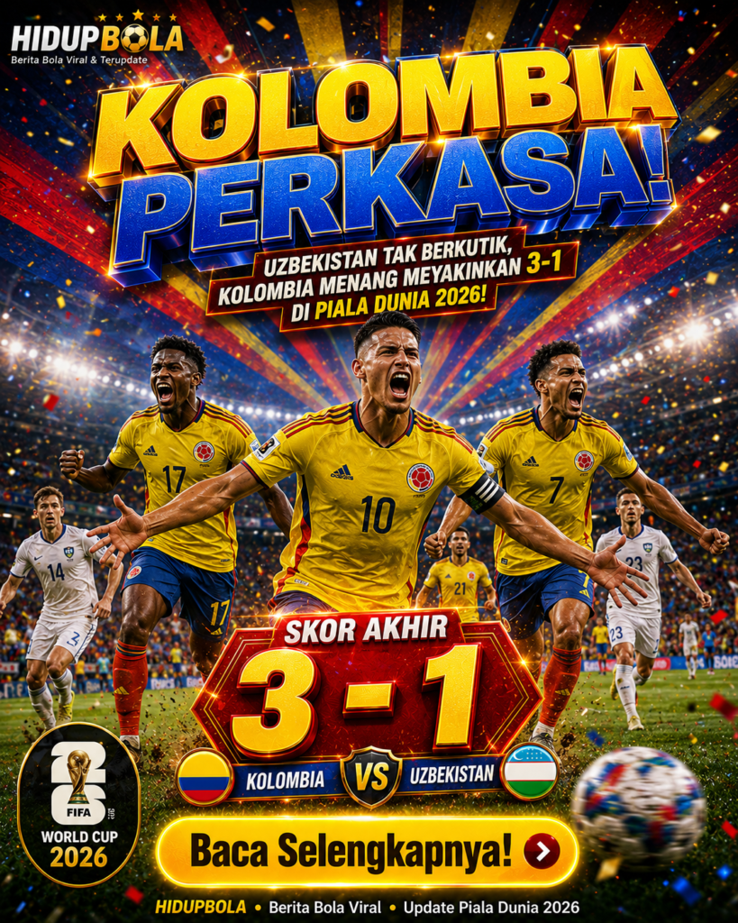 Kolombia Tampil Perkasa saat Mengalahkan Uzbekistan 3 - 1 di Piala Dunia 2026 b2ca43e7 fec2 442a 81ad 878bc5b175de