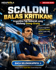Luis Scaloni Balas Kritikan: Argentina Tak Seburuk yang Dibilang Orang-Orang