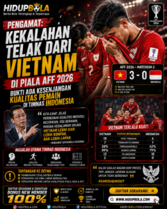 Pengamat: Kekalahan Telak dari Vietnam di Piala AFF 2026 Bukti Ada Kesenjangan Kualitas Pemain di Timnas Indonesia