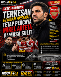 Cesc Fabregas Terkesan dengan Arsenal, Tetap Percaya Mikel Arteta di Masa Sulit