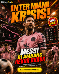 Inter Miami Krisis, Lionel Messi di Ambang Torehkan Rekor Buruk