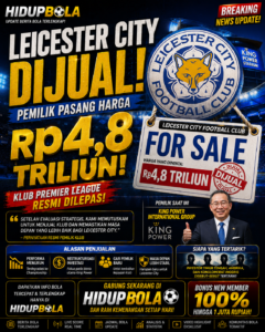 Leicester City Dijual, Pemilik Pasang Harga Rp4,8 Triliun