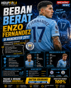 Beban Berat Enzo Fernandez di Manchester City, Pakai Nomor Keramat Peninggalan Kevin De Bruyne