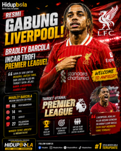 Resmi Gabung Liverpool, Bradley Barcola Incar Trofi Premier League